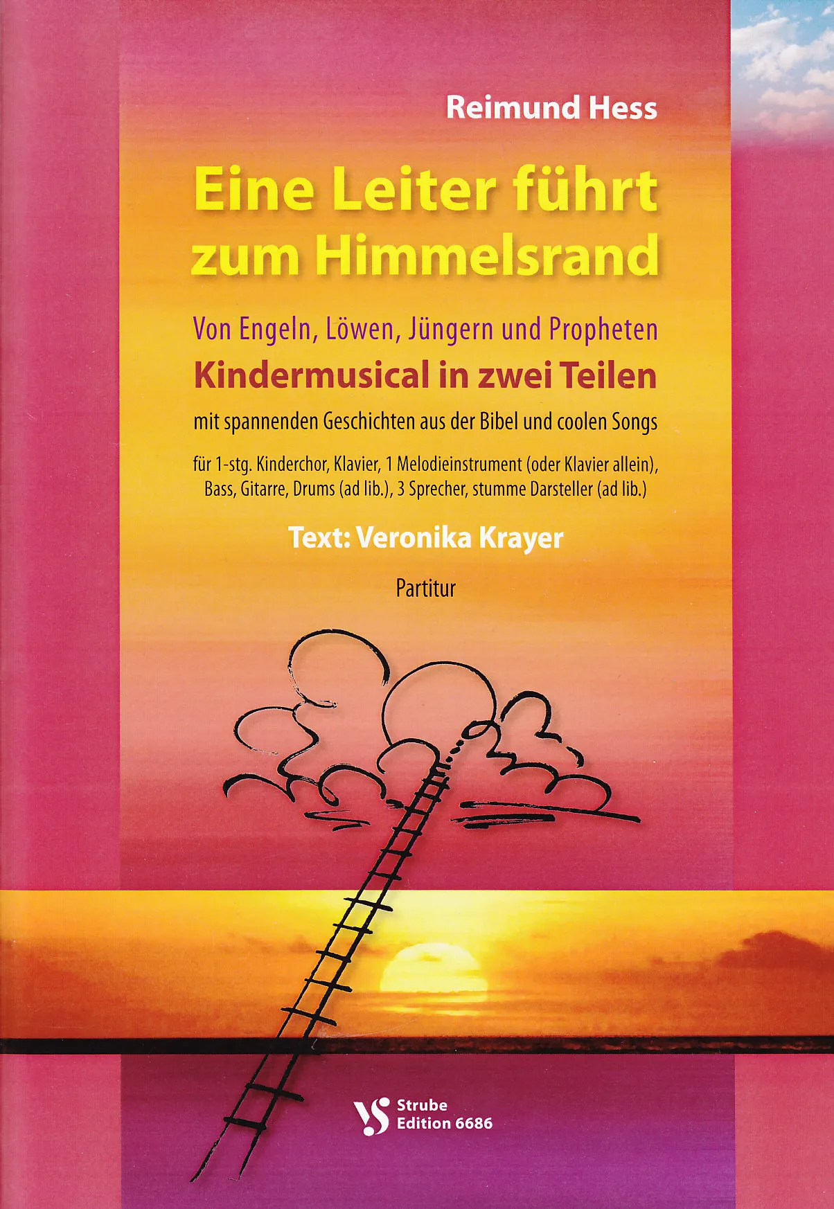 Eine Leiter führt zum Himmelsrand
